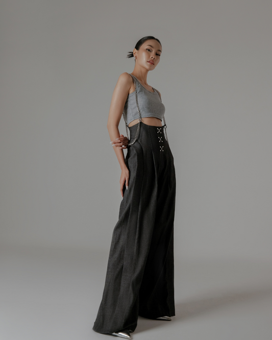 Tyra Pants Dark Grey