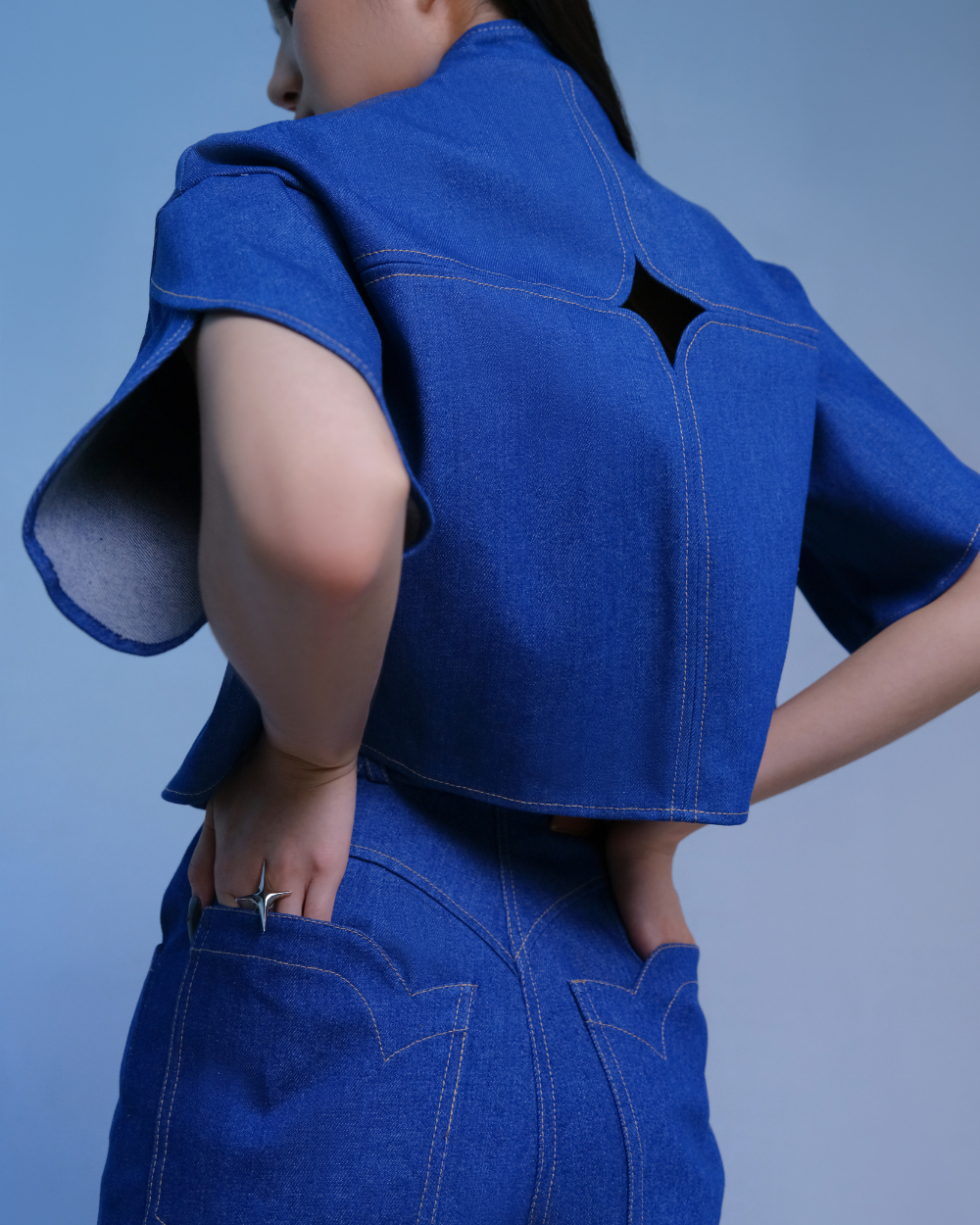 Cassie Overshirt Classic Denim Blue