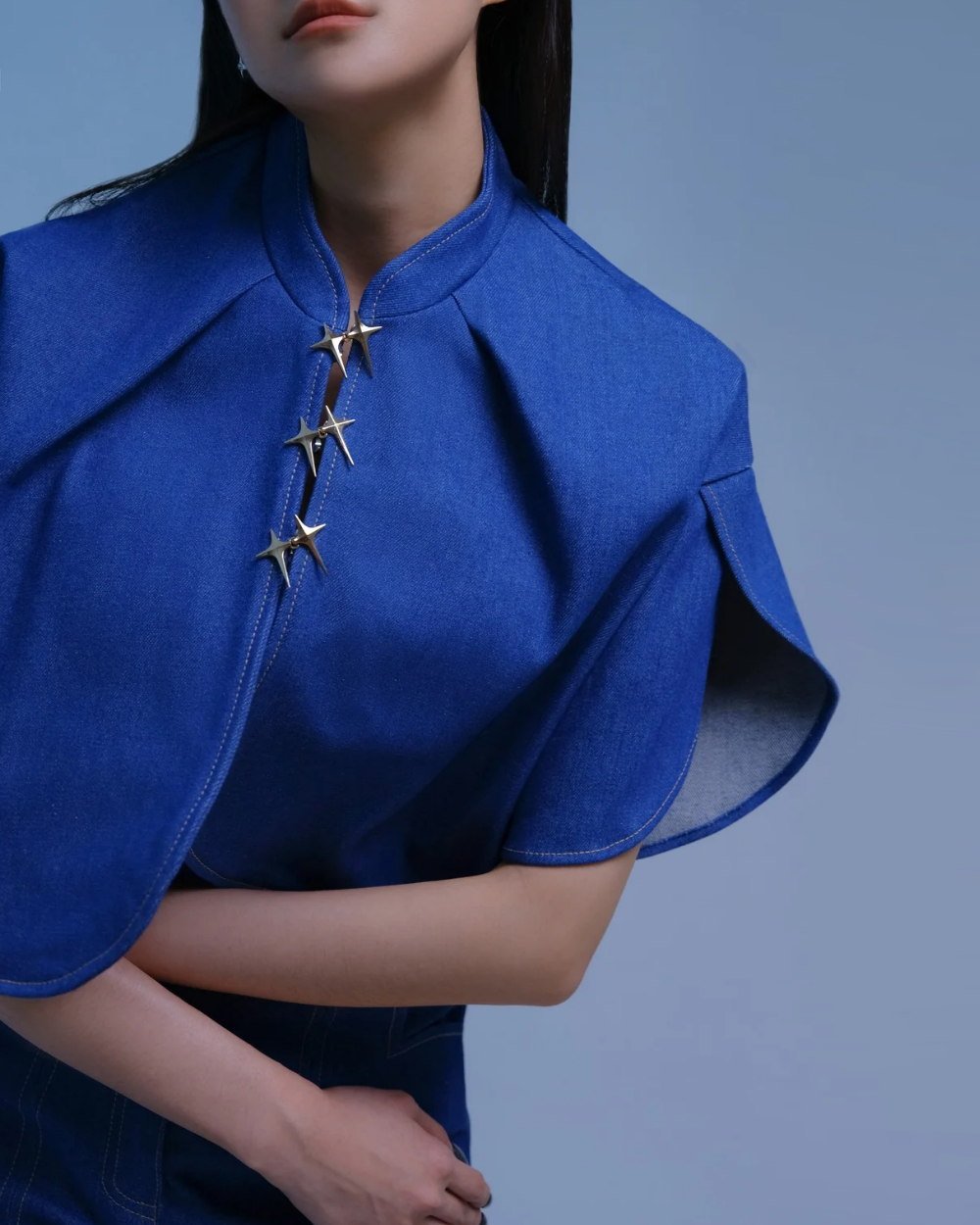 Cassie Overshirt Classic Denim Blue