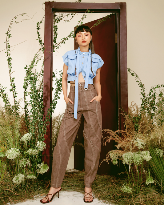 Eloise Pants Saddle Brown
