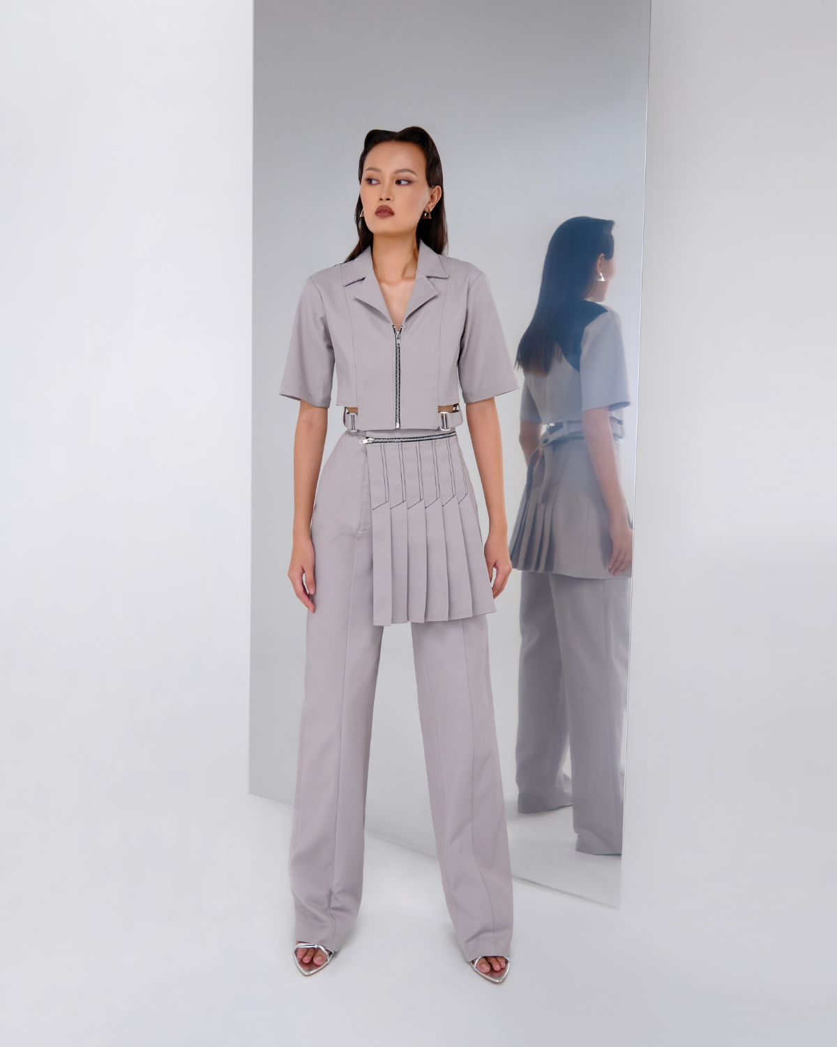 Azura Pants Light Grey