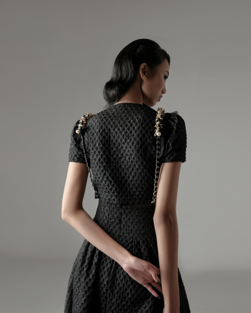Emilia Straps Gold-Black