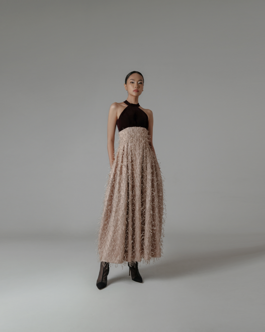 Genevieve Dress Burgundy - Dusty Rose