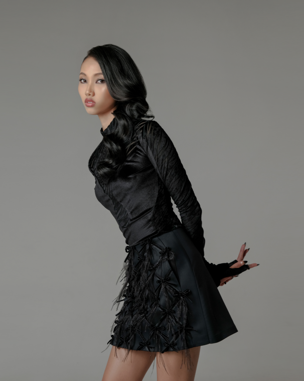 Marion Skort Black
