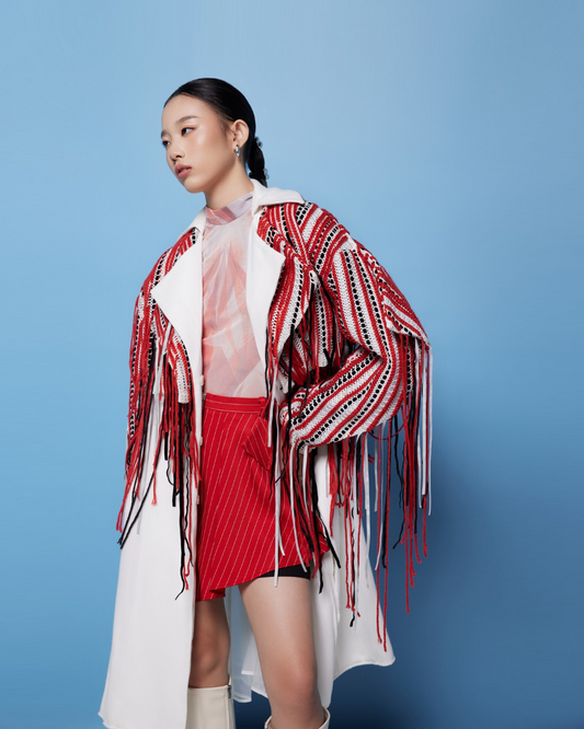 Dawson Short Trench Coat Multicolor