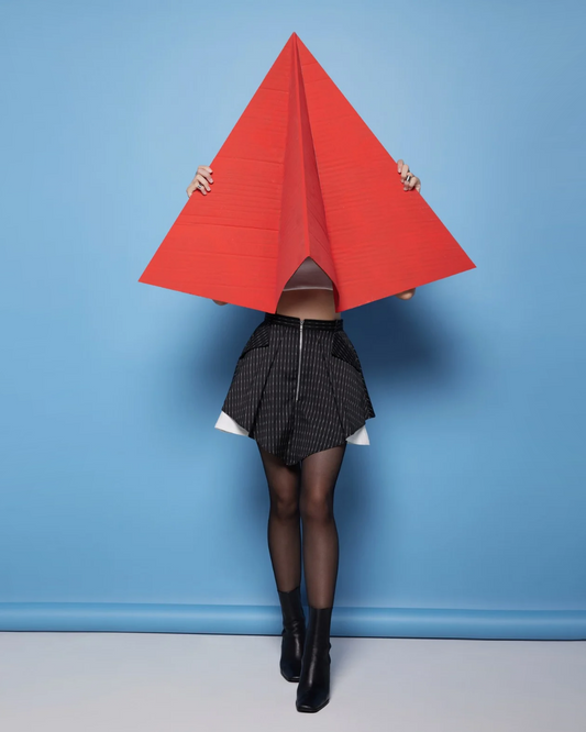 Raf Skort Black Stripes - White