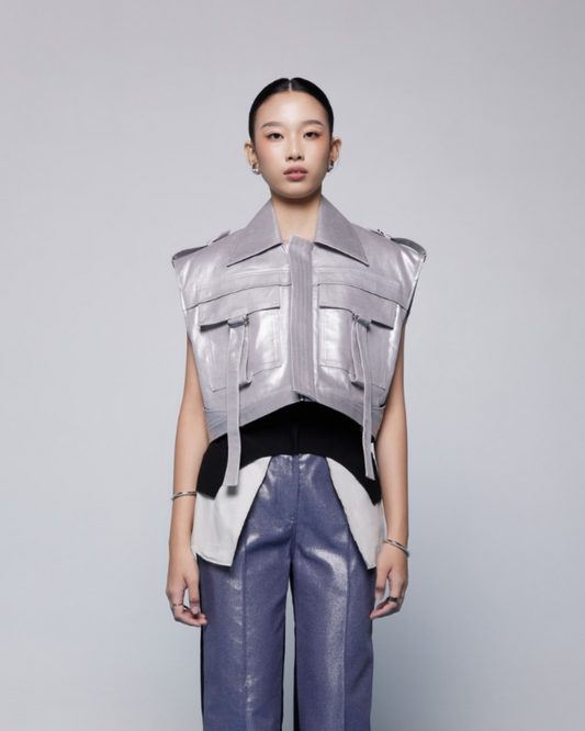 Piper Vest Silver