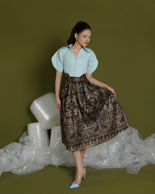 Yara Skirt Multicolor (Brown)