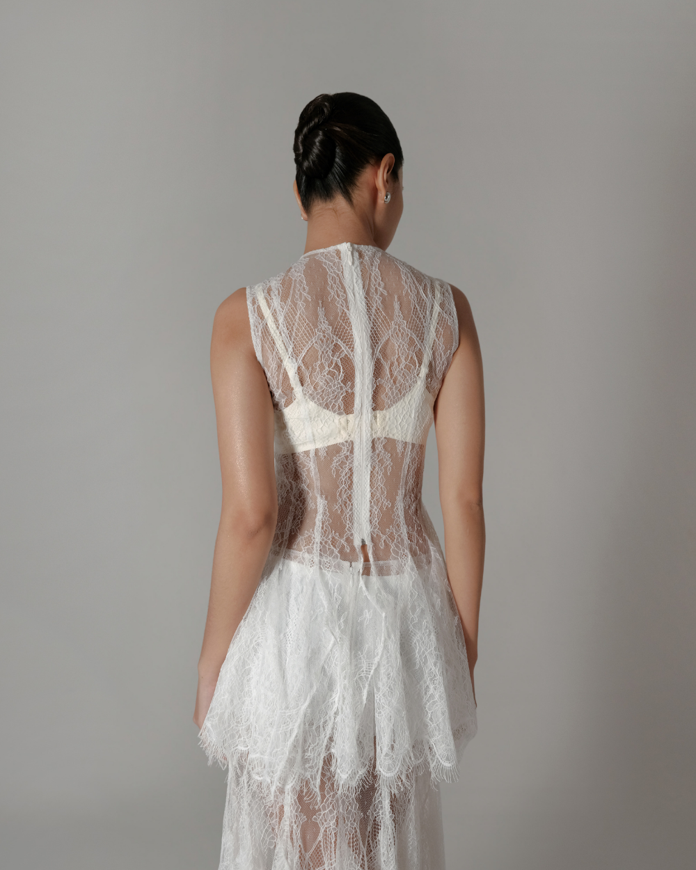 Gloria-Rayna Set White