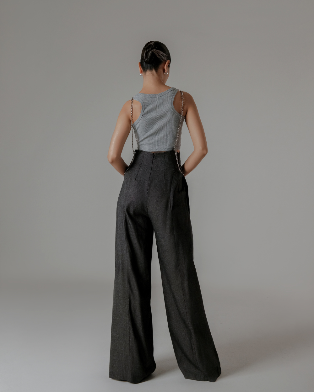 Tyra Pants Dark Grey