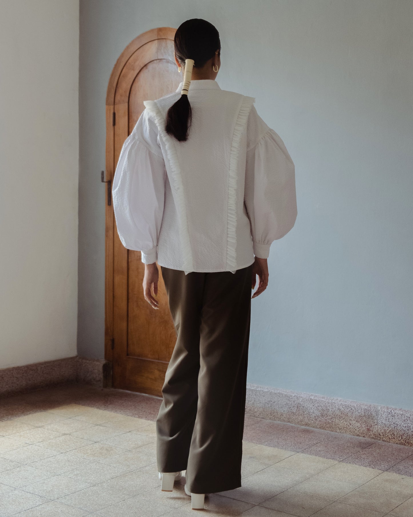 Leyla Shirt White