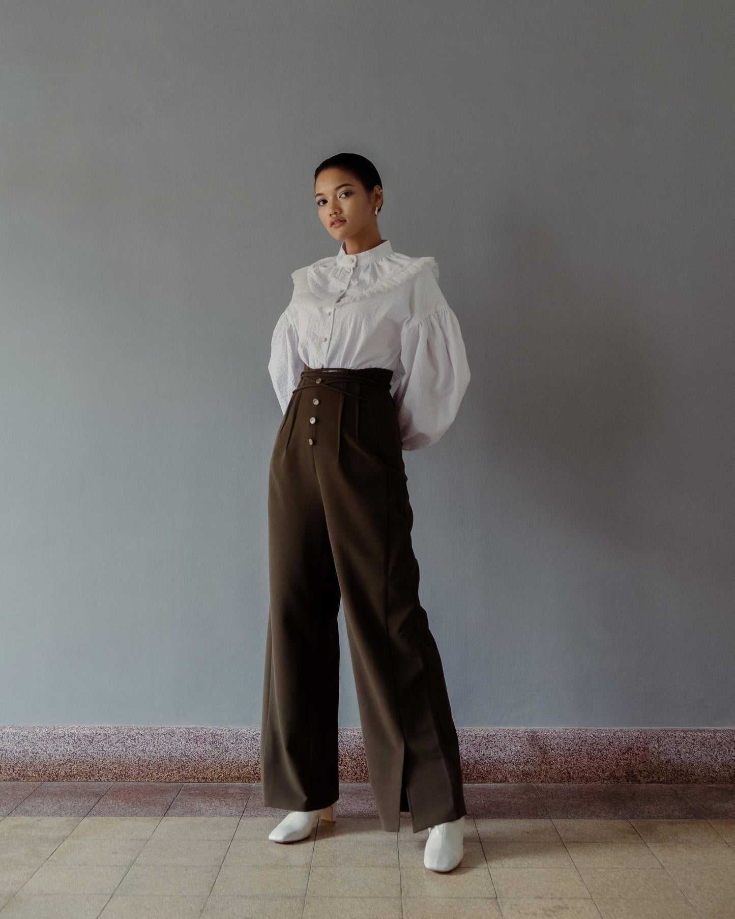 Leyla Shirt White