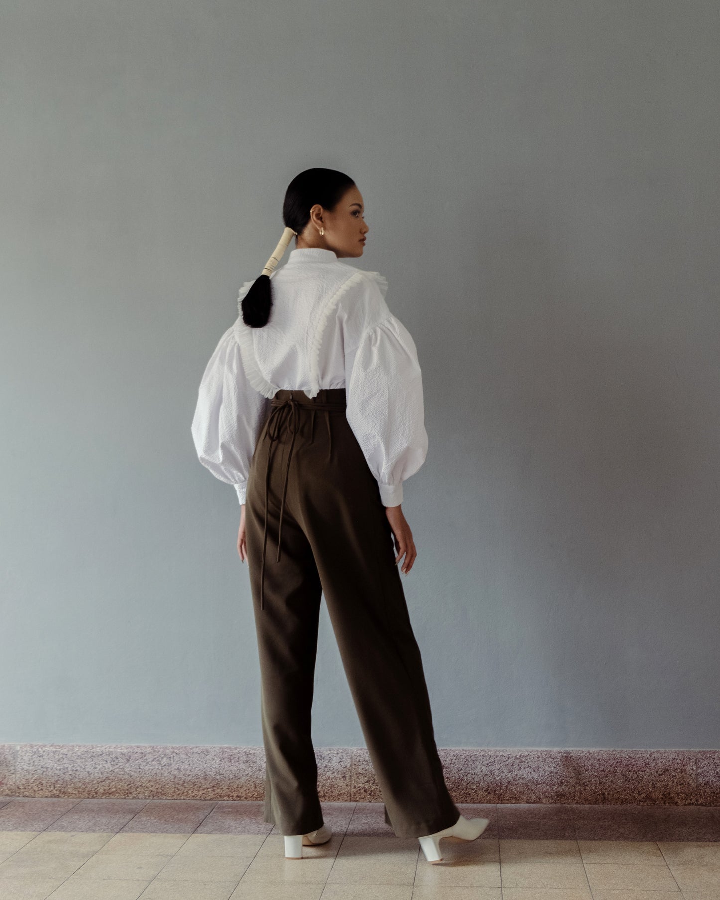 Leyla Shirt White