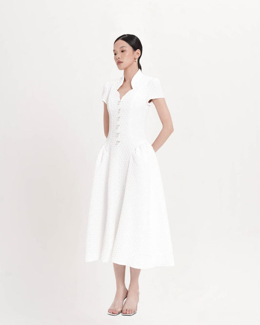 Faye Dress White