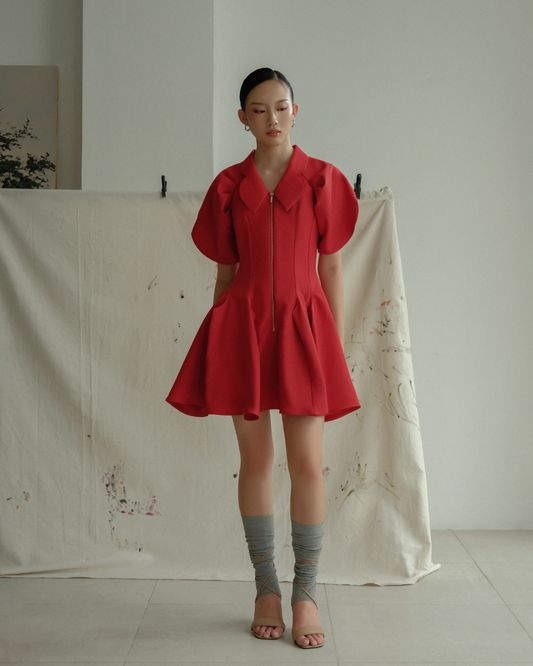 Joelle Dress Red