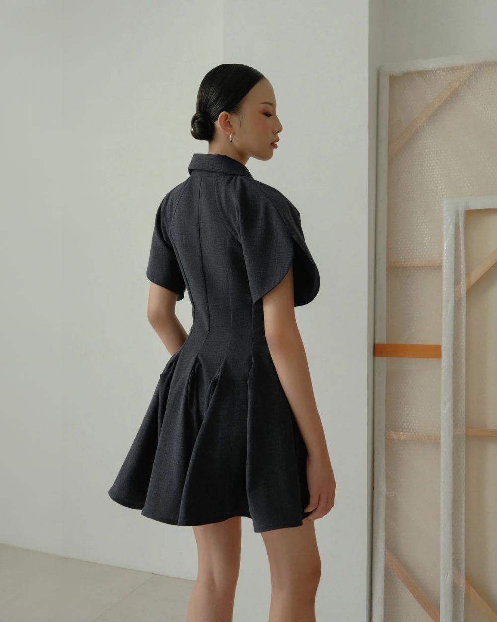 Joelle Dress Navy Blue