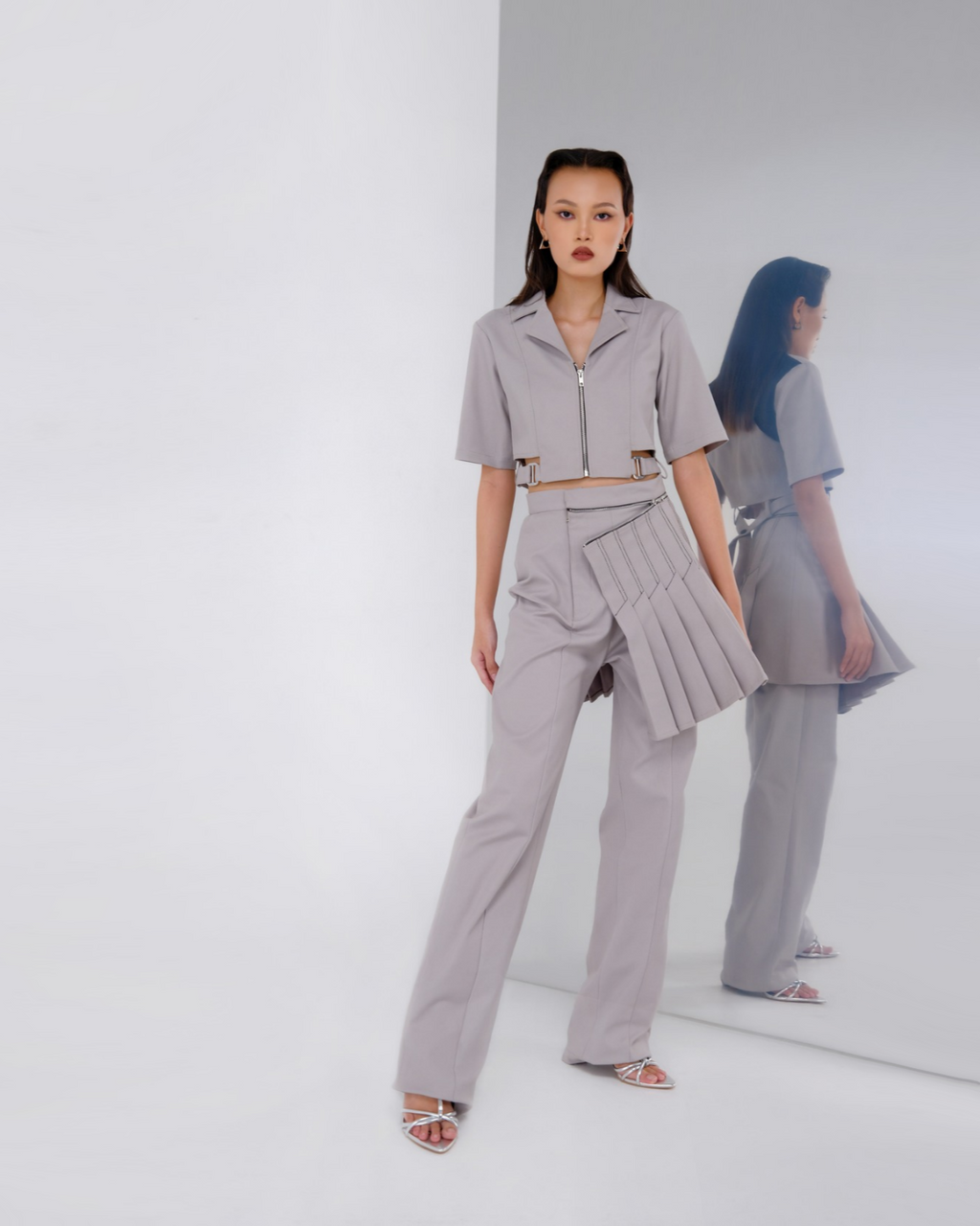 Azura Pants Light Grey