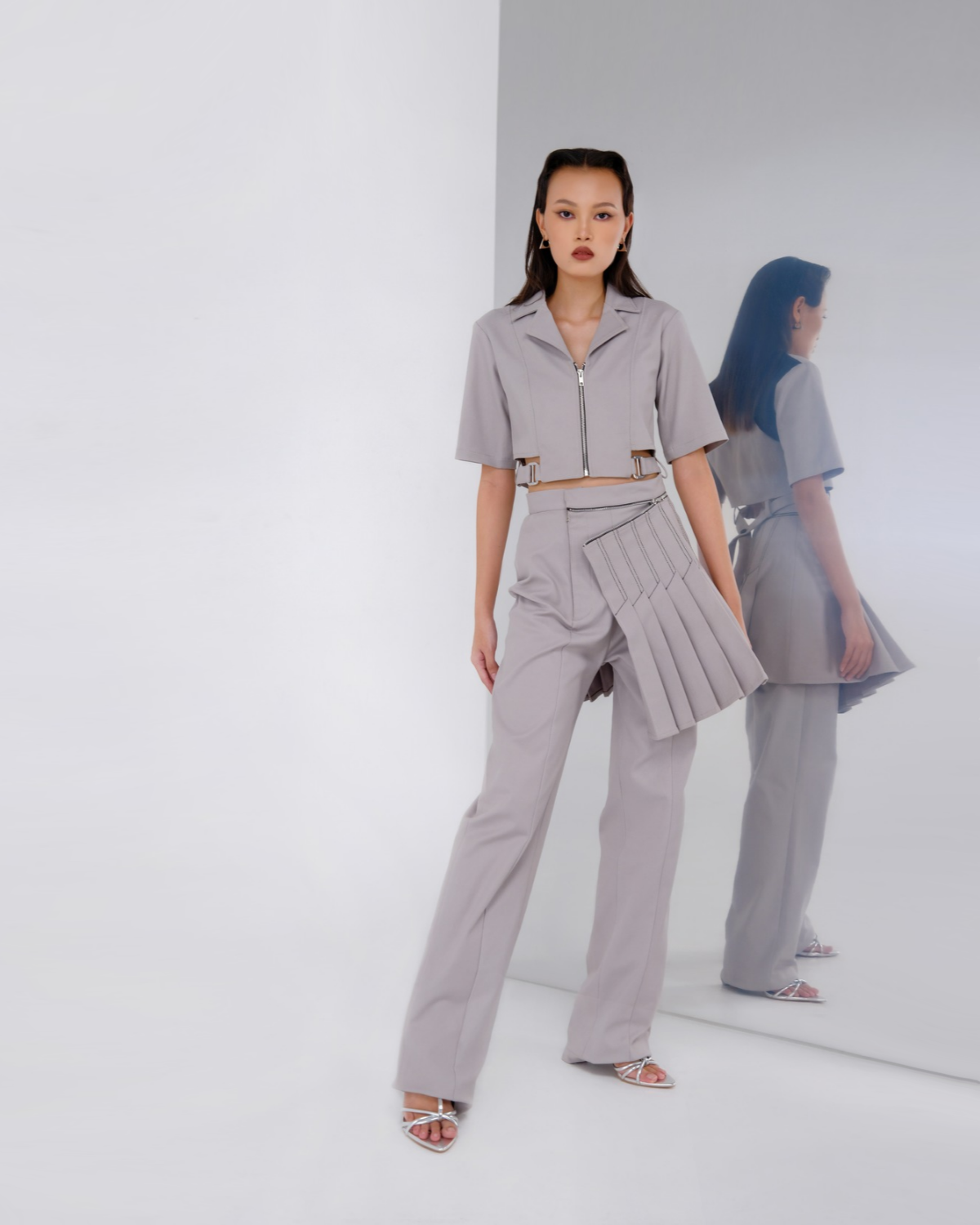 Azura Pants Light Grey