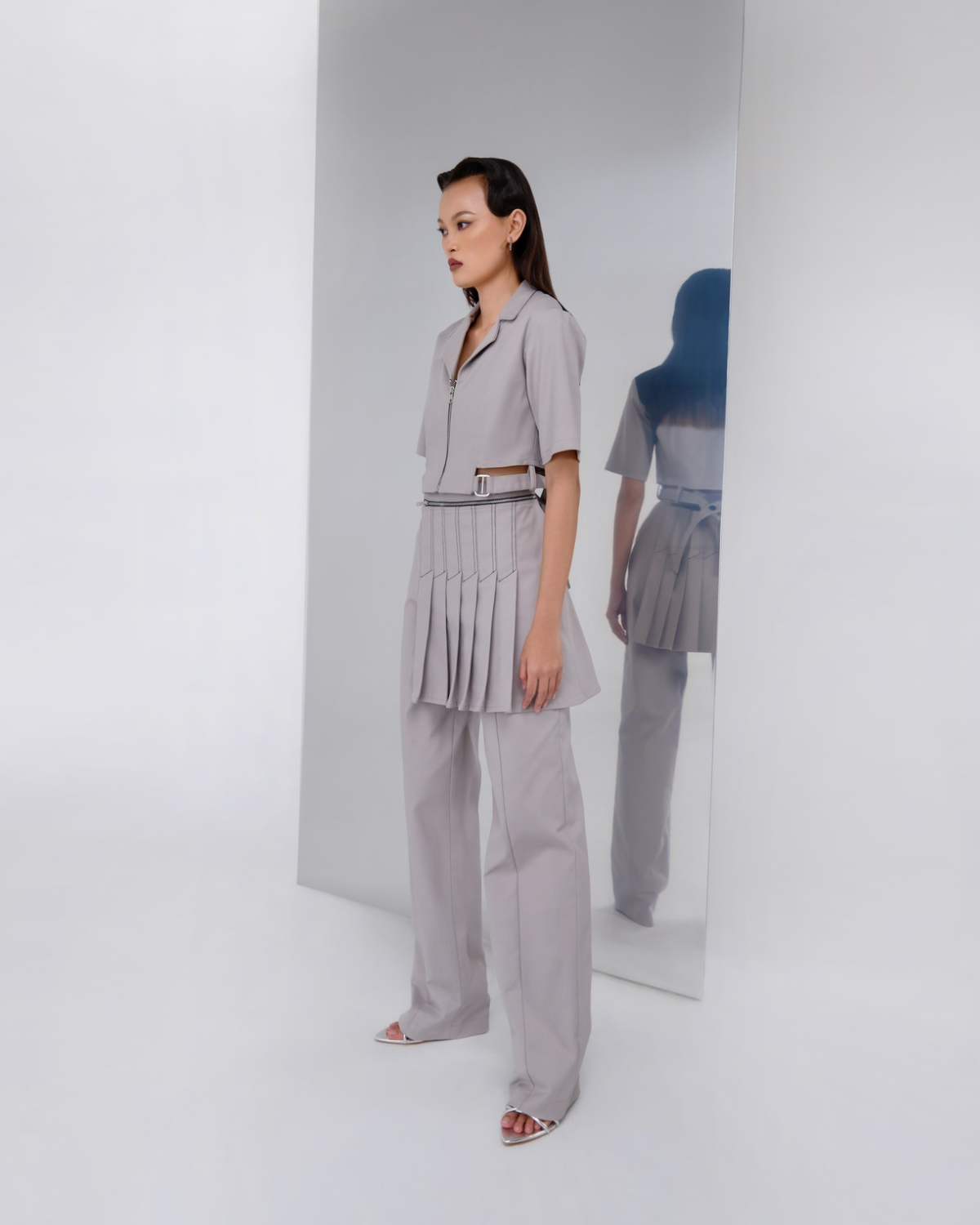 Azura Pants Light Grey