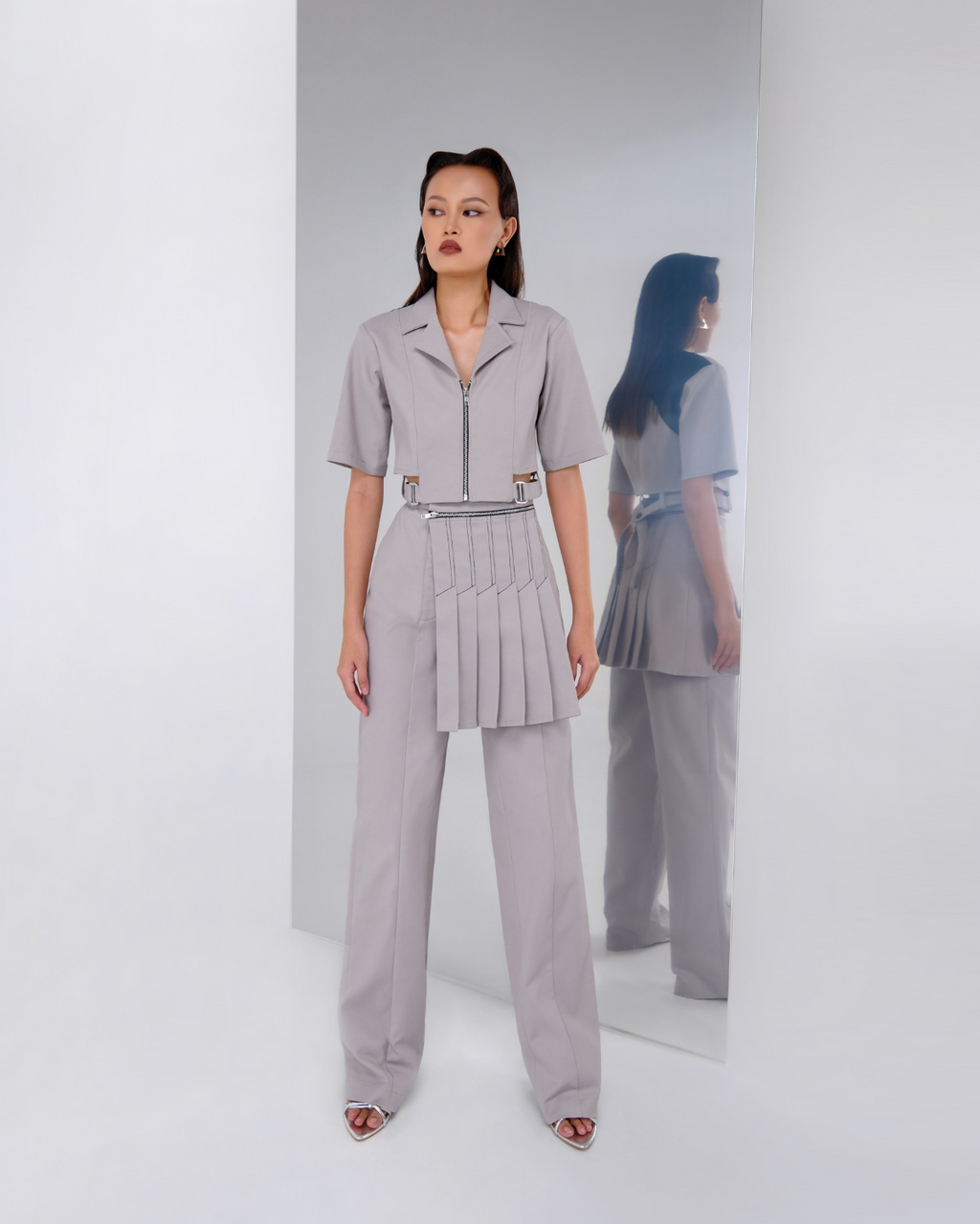 Azura Pants Light Grey