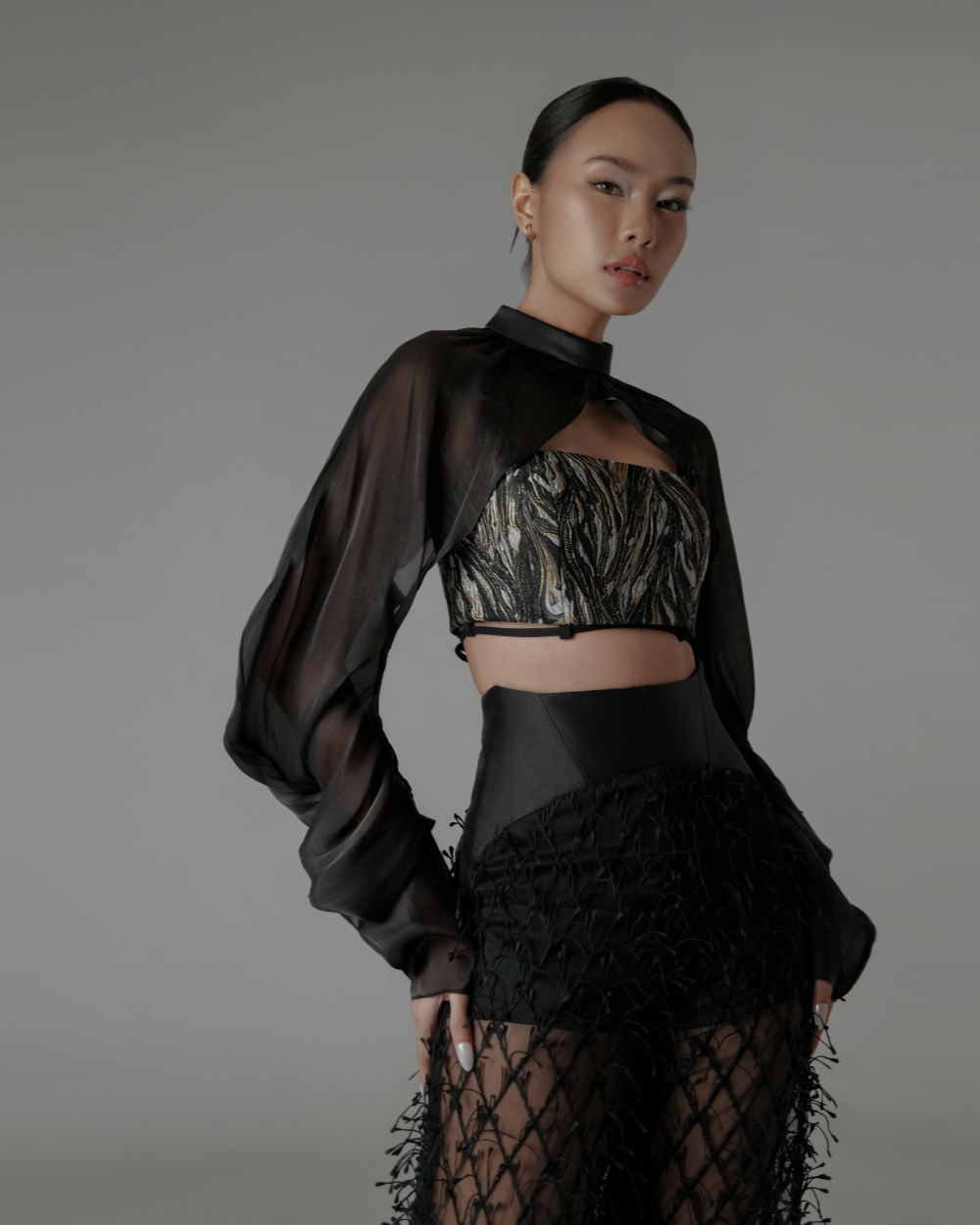 Alfons Drape Shrug