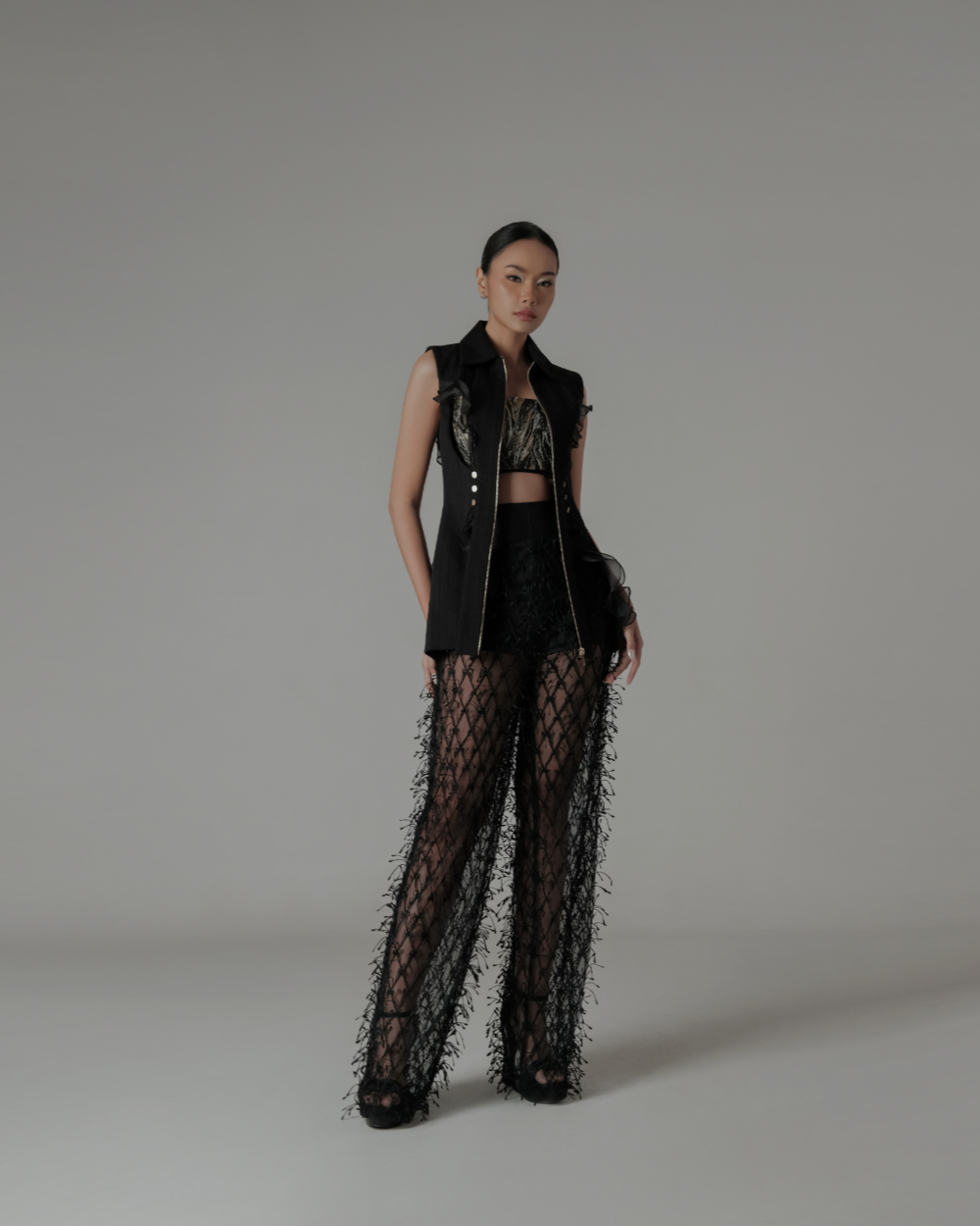 Scarlette Vest Black