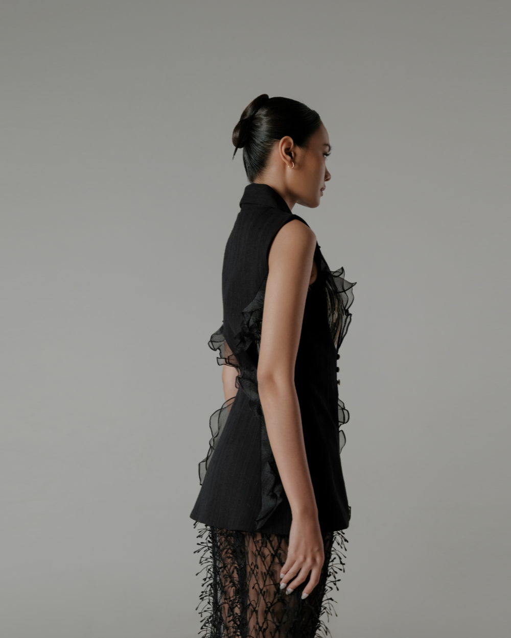 Scarlette Vest Black