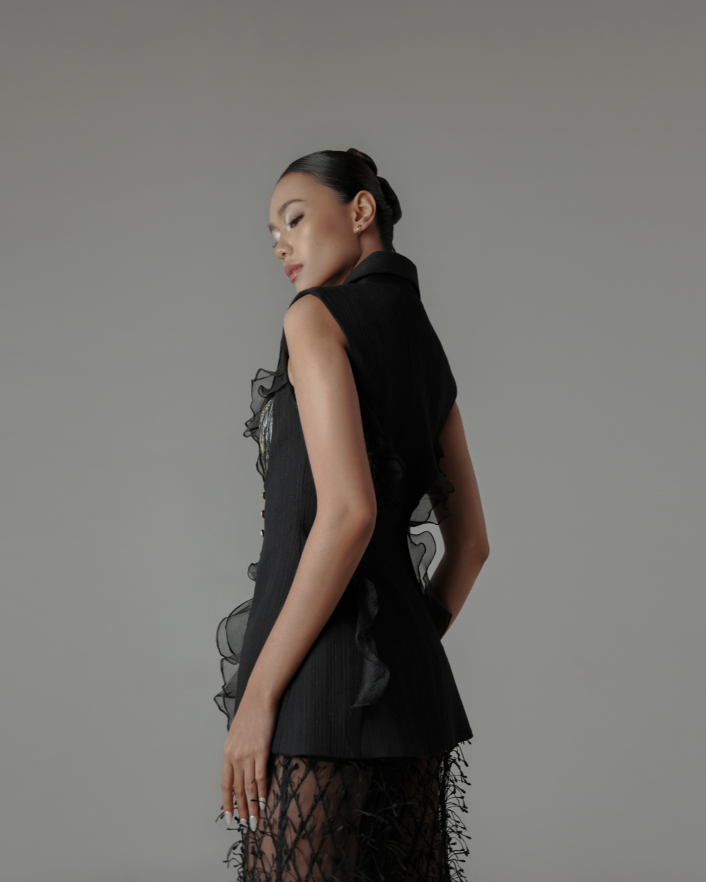 Scarlette Vest Black