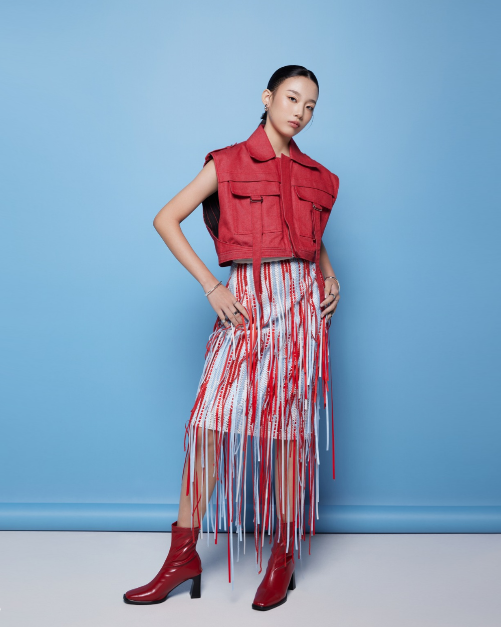 Piper Vest Red