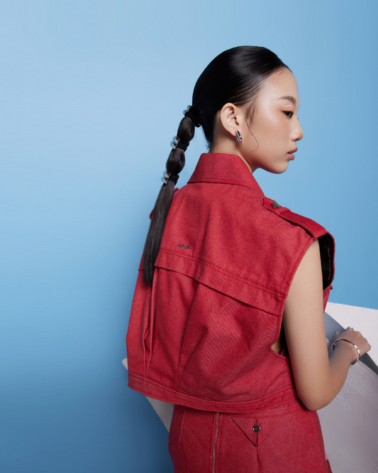 Piper Vest Red
