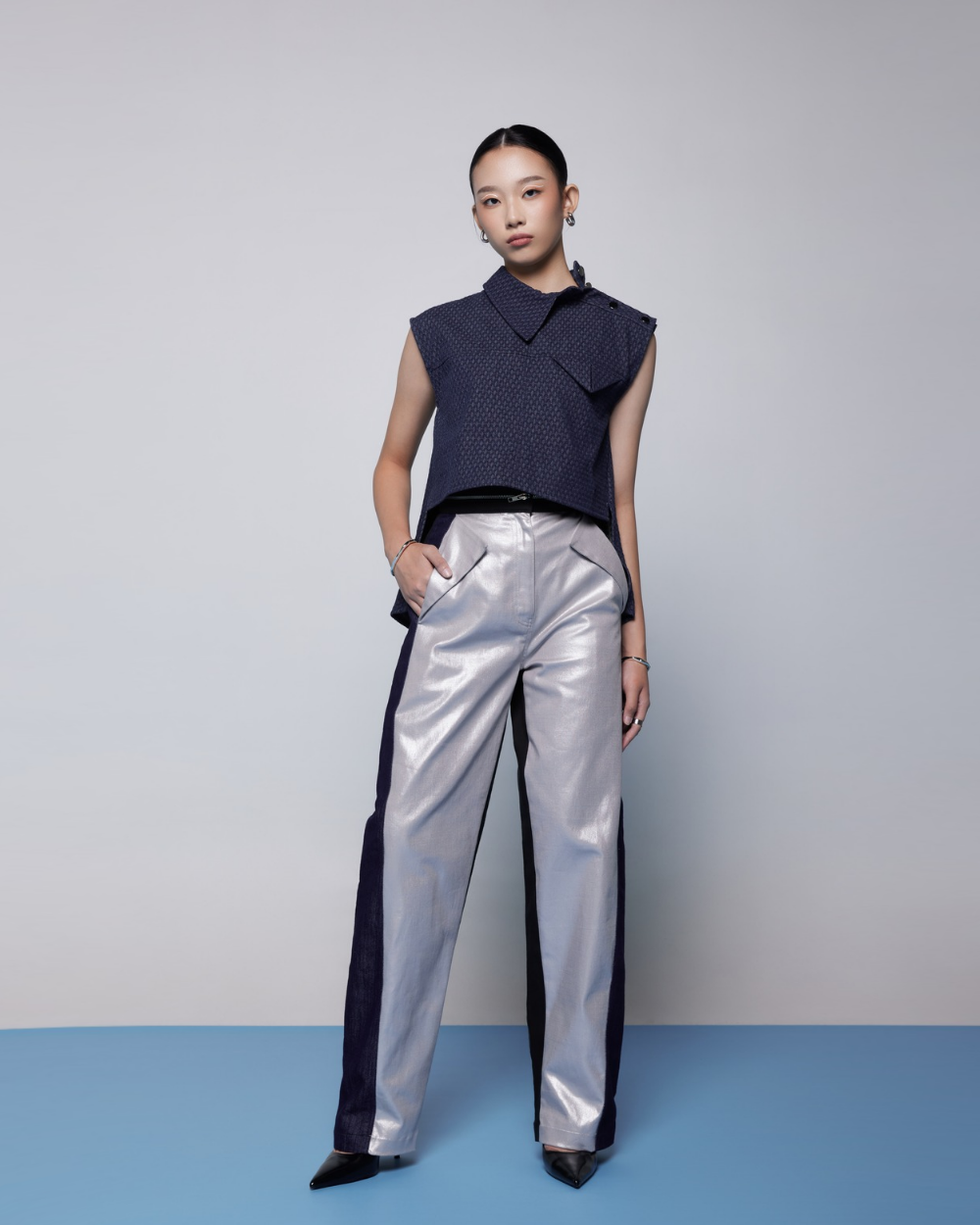 Lawrence Top Denim Blue