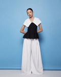 Harriet Top White-Black