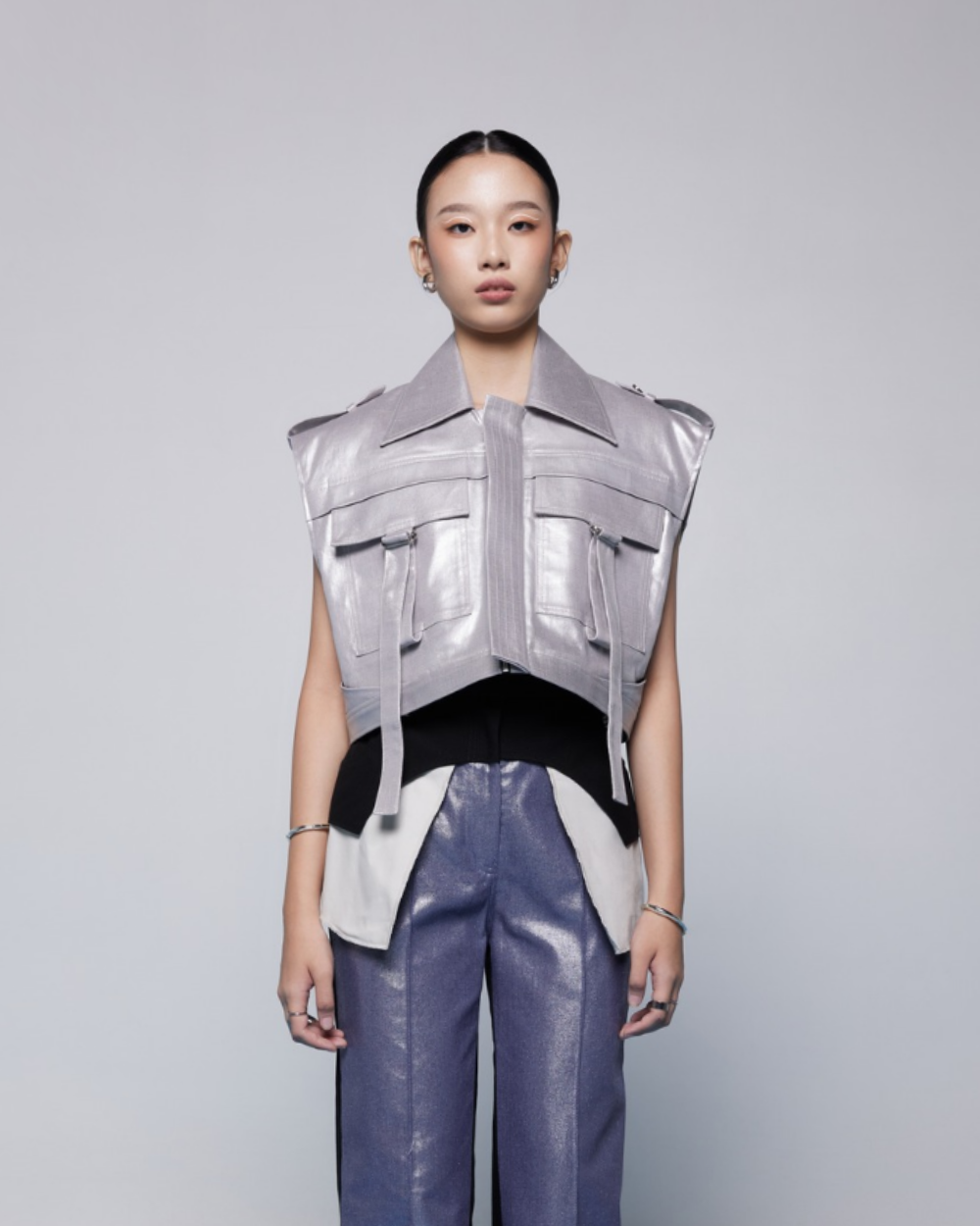 Piper Vest Silver