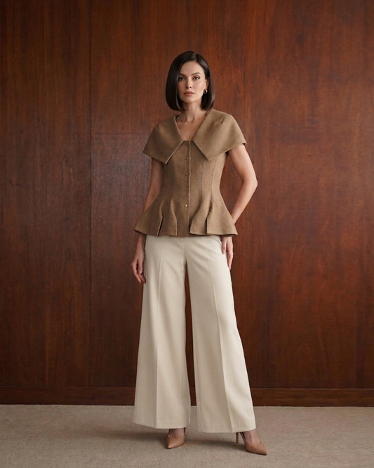 Harriet Top Sand Beige