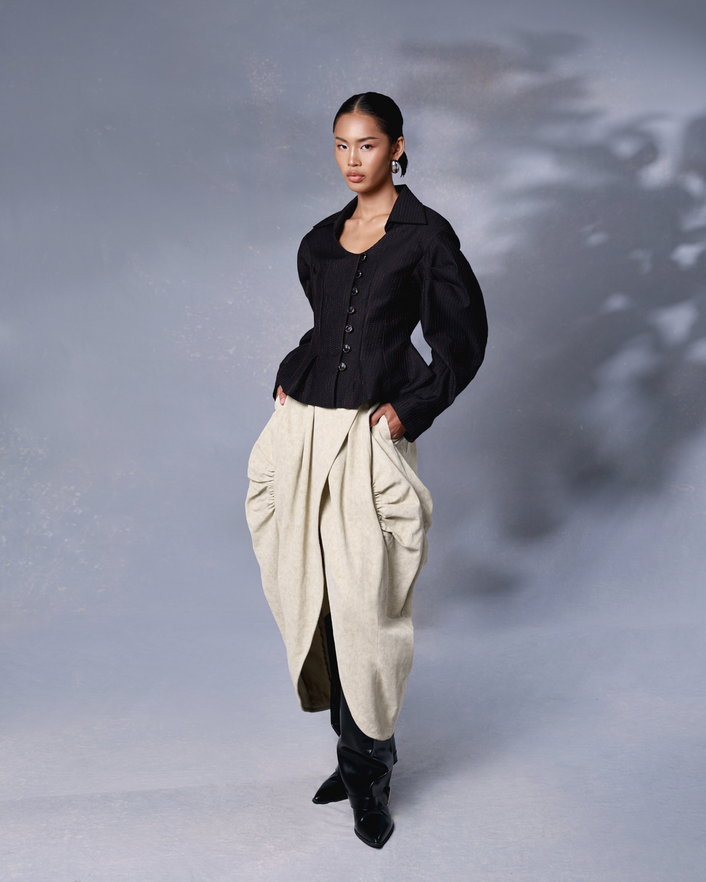 Leona Skirt Sand Beige