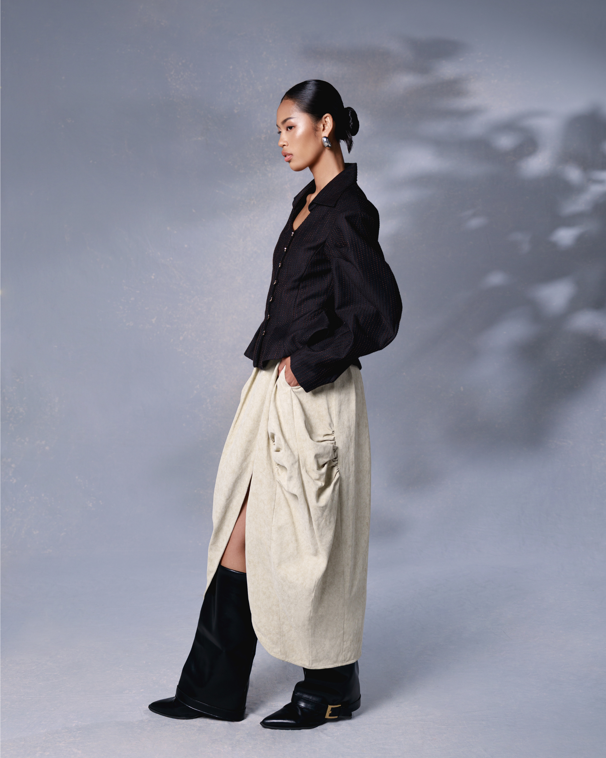 Leona Skirt Sand Beige