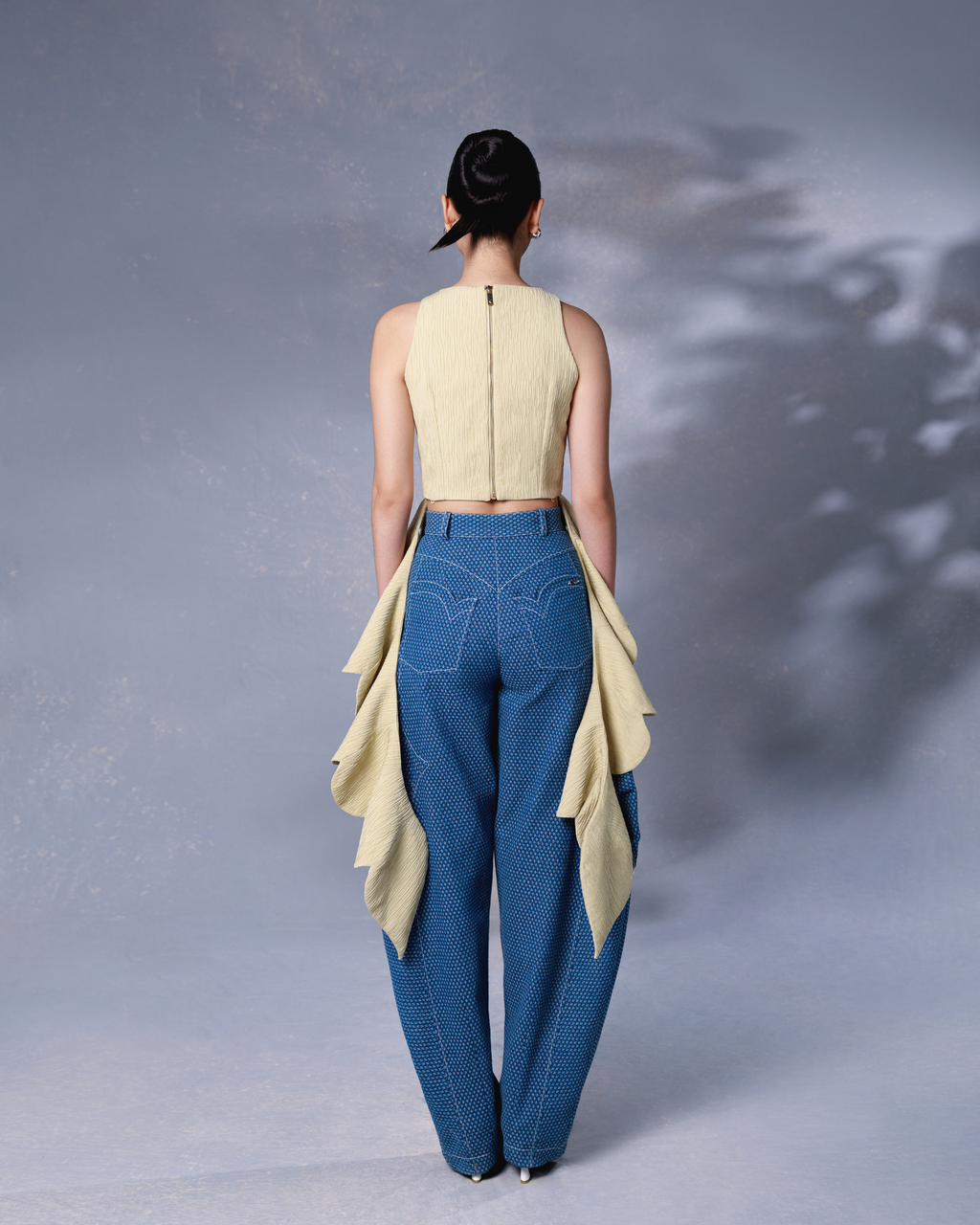 Lionel Pants Washed Blue Denim