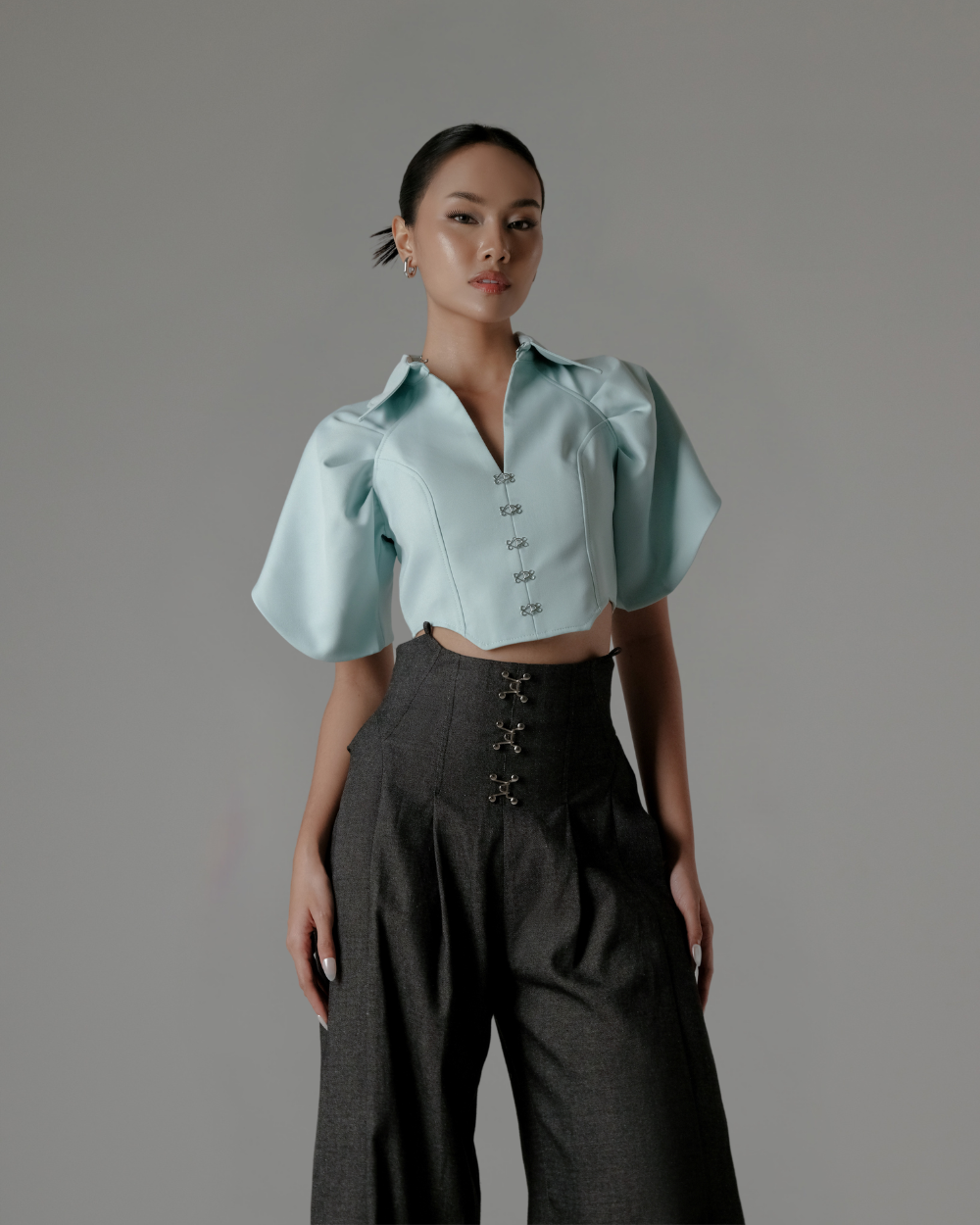 Jolie Top Pale Blue