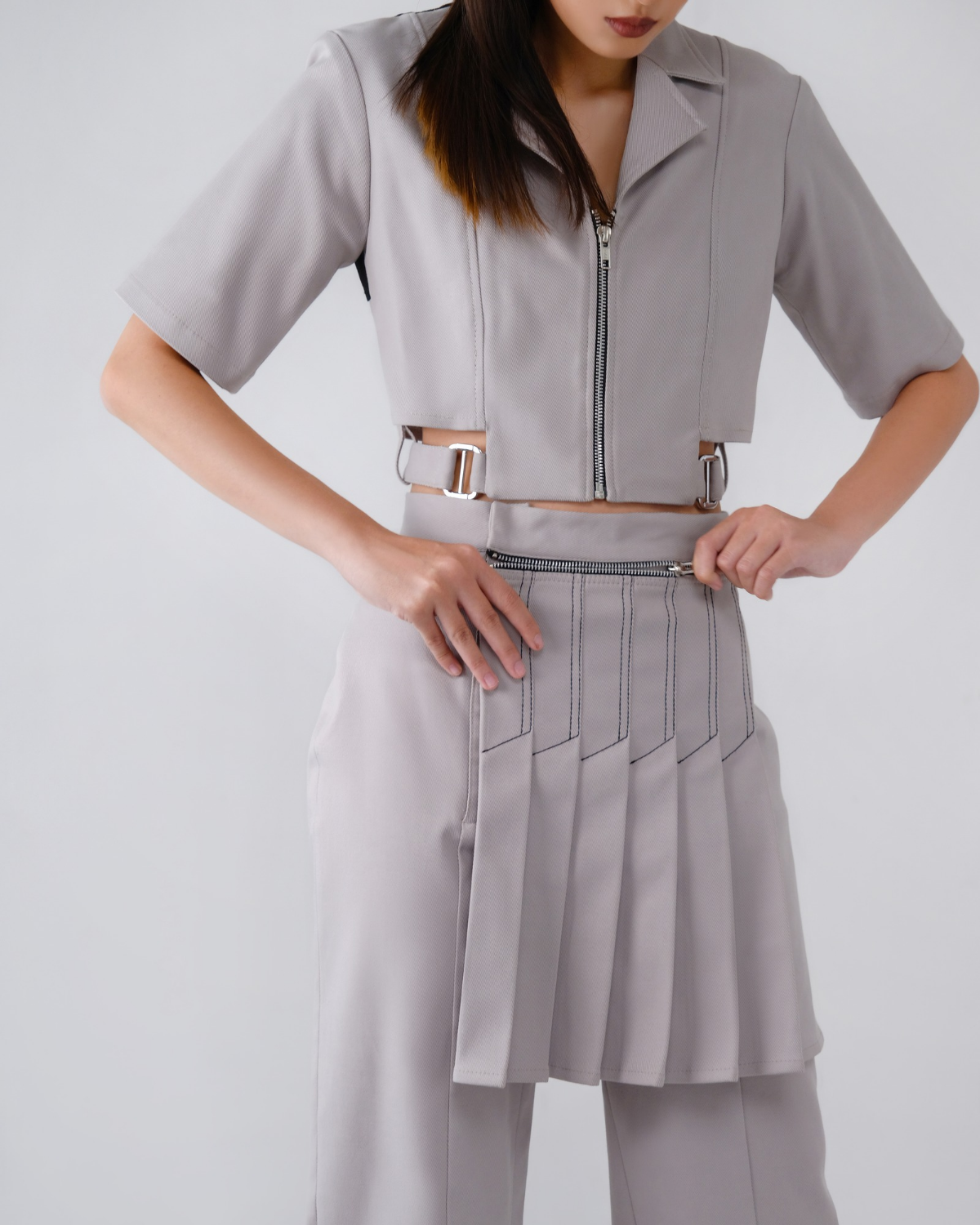 Azura Pants Light Grey