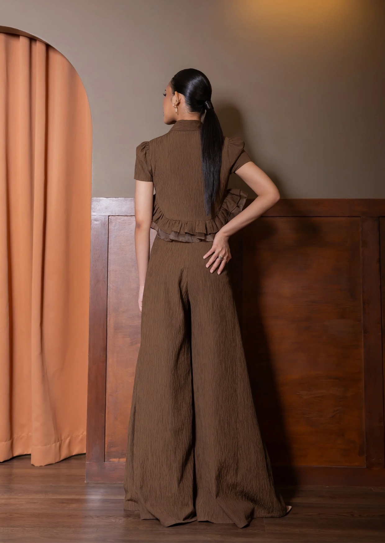 Carson Pants Dark Brown