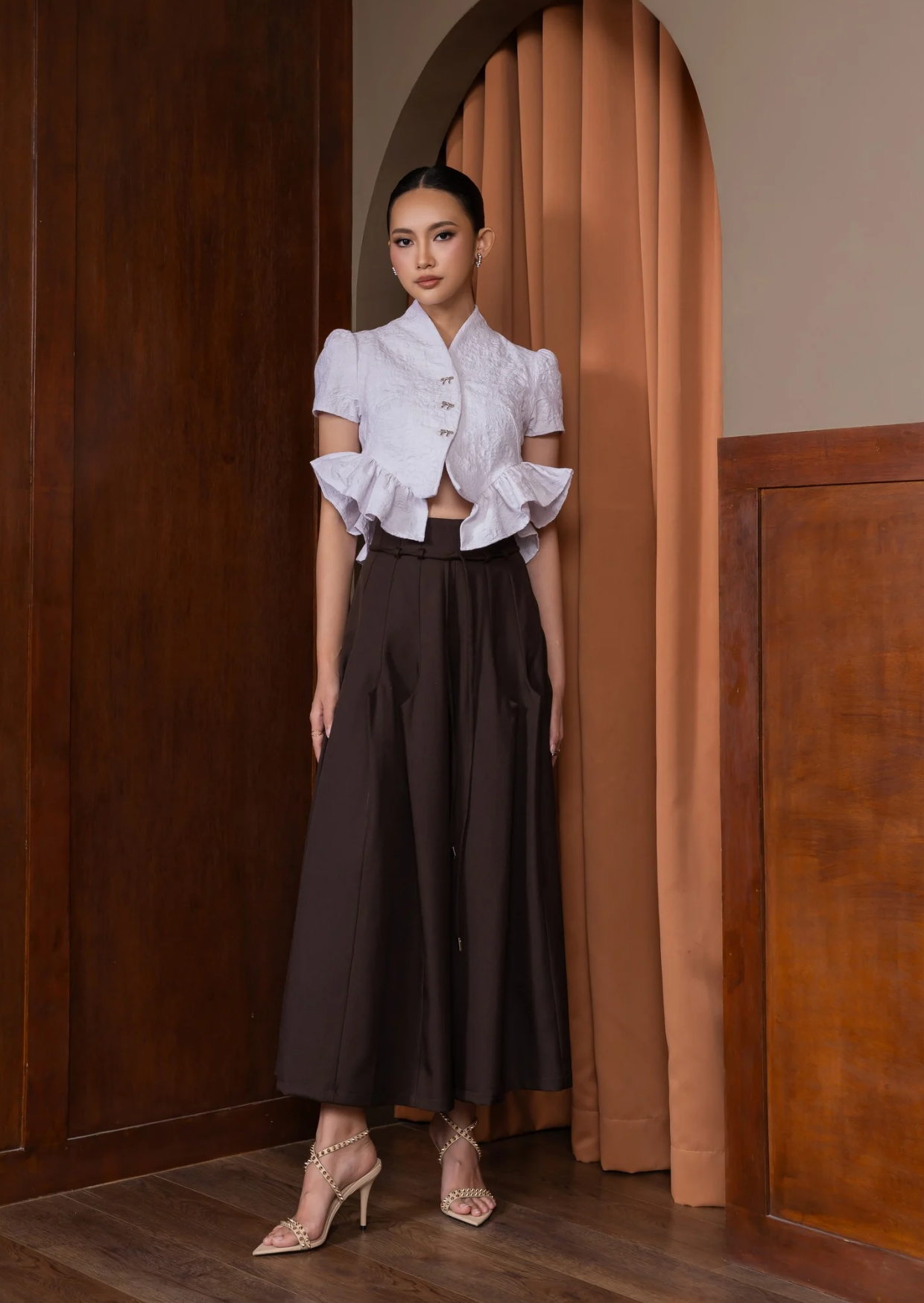 Krilo Midi Pants Espresso