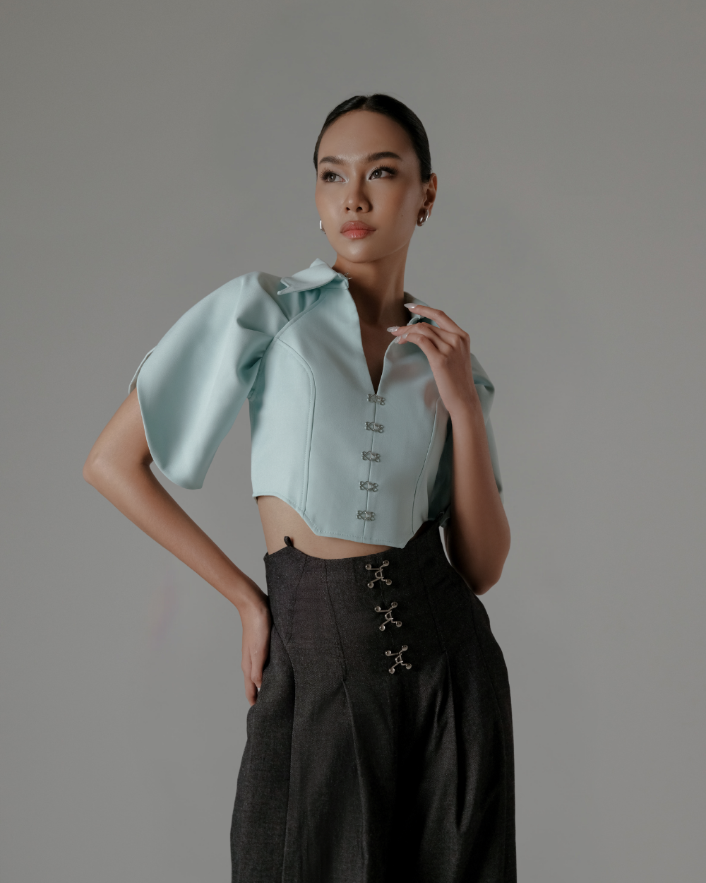 Jolie Top Pale Blue