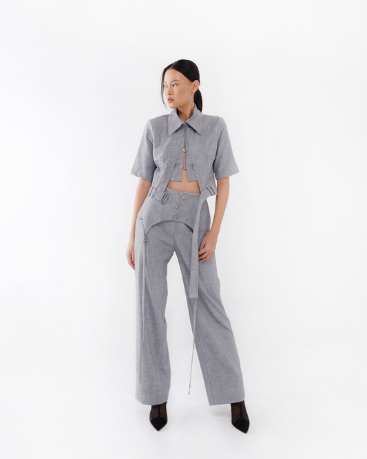 Lincoln Shirt Light Grey