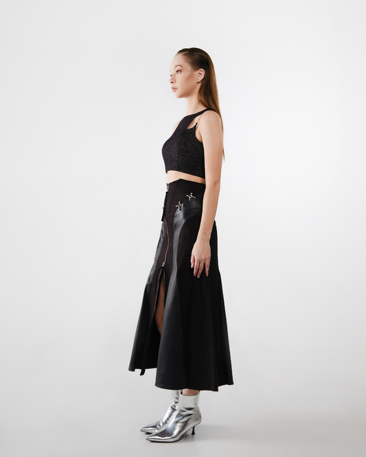 Millie Top Black-Gold