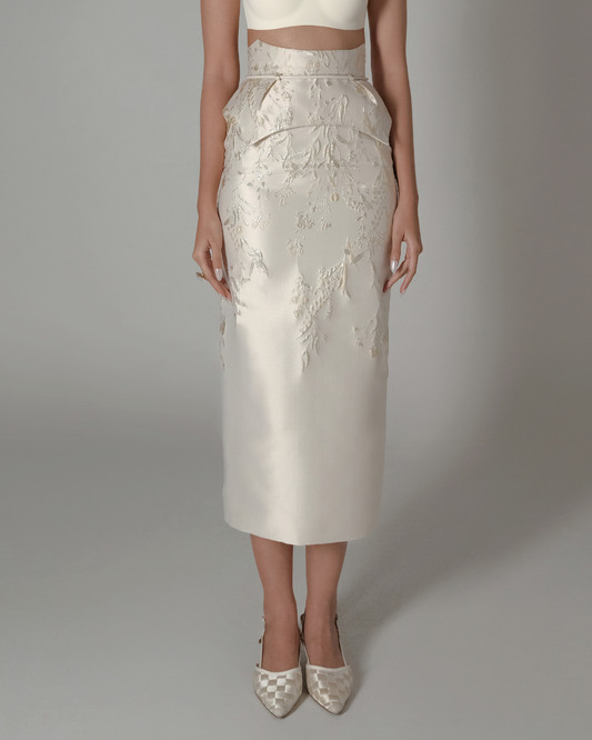 Alessia Belt Ivory-Gold
