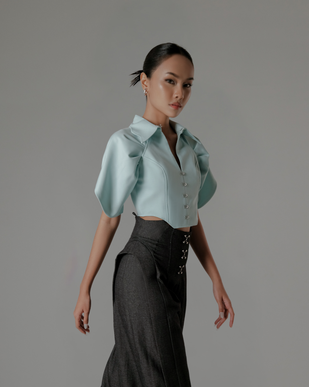 Jolie Top Pale Blue