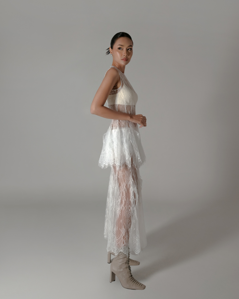Rayna Skirt White