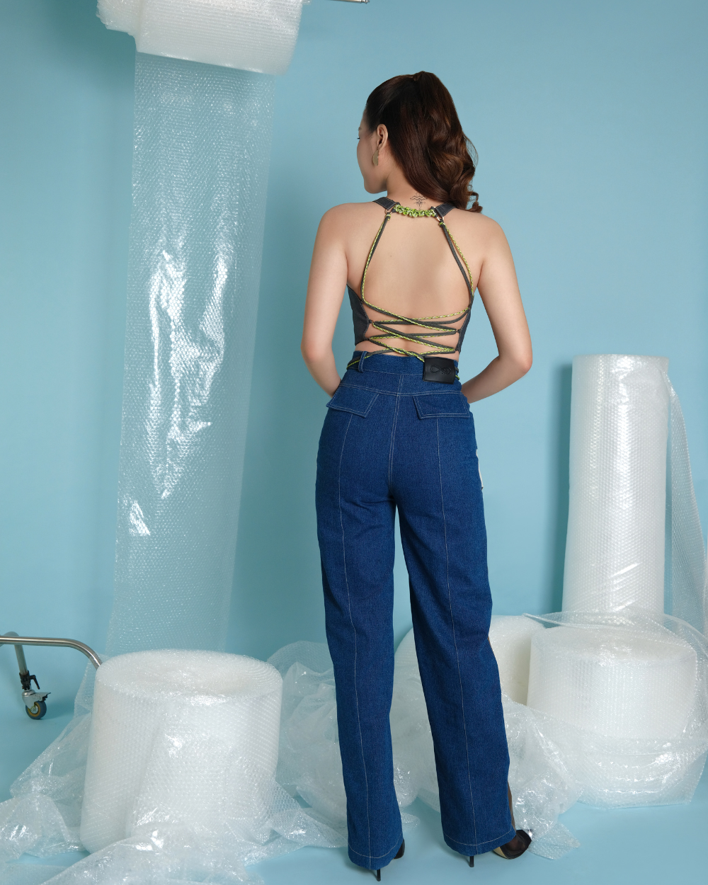 Carlyn Top Blue Denim
