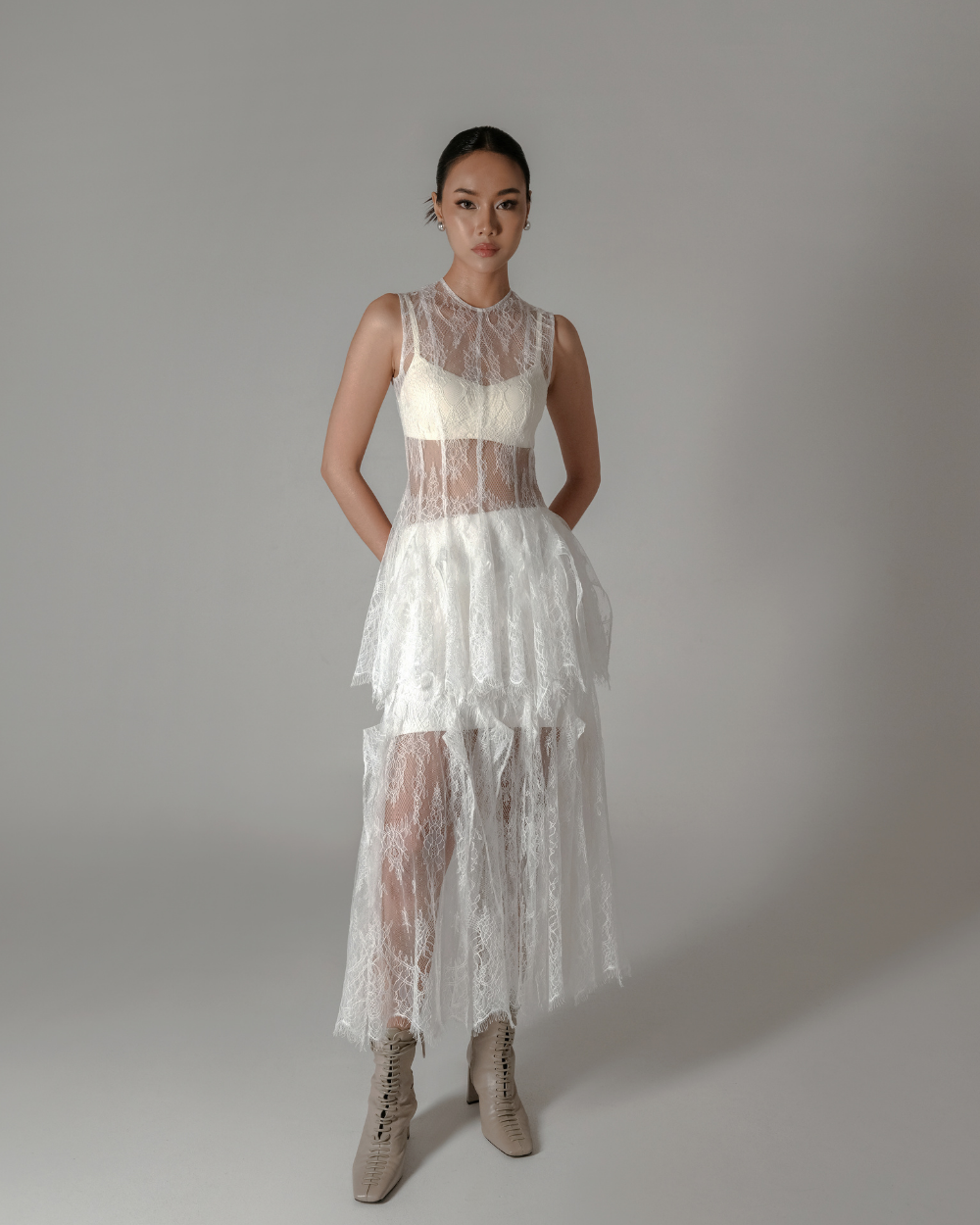 Rayna Skirt White