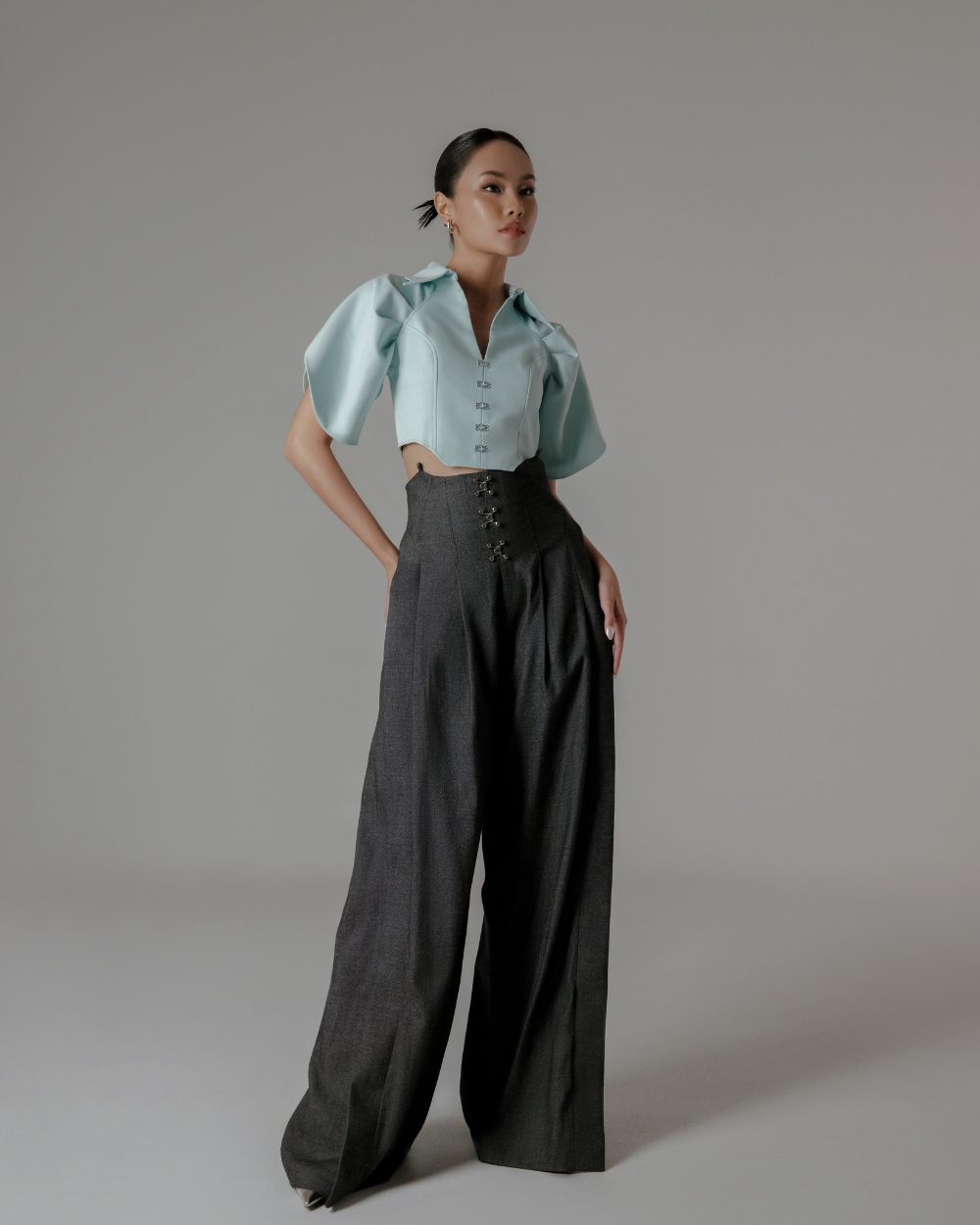 Jolie Top Pale Blue